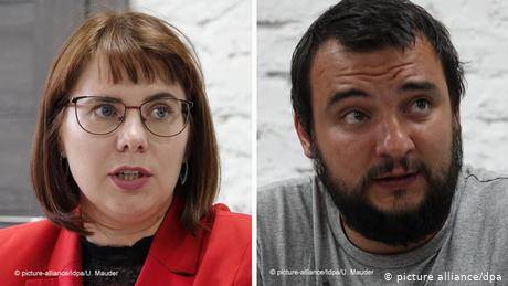 被逮捕的兩名白俄羅斯反對派領導人