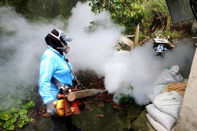 台南的登革熱疫情今年超過9000確診數遠高於其他縣市，台南鄉親「蚊聲色變」。但副總統賴清德不回應登革熱疫情。（示意圖，嘉義縣政府衛生局提供）