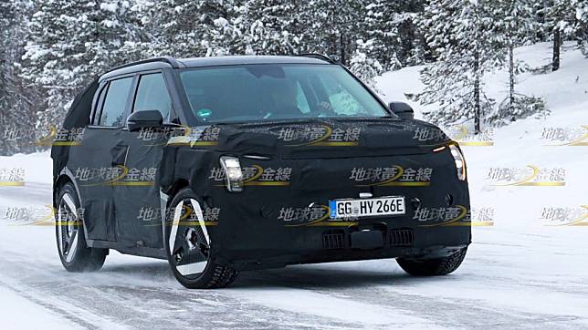 EV3偽裝原型車日前在北歐進行道路測試。(圖片來源/ 地球黃金線)