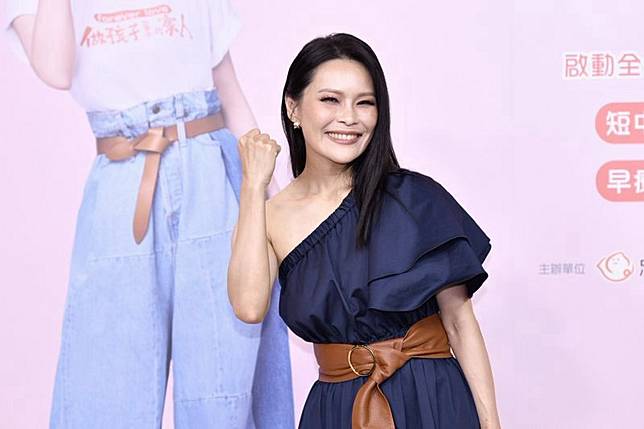 周蕙14日出席公益記者會。李智為攝
