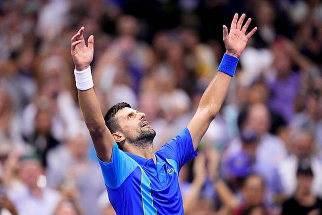 Novak Djokovic闖進巴黎大師賽男單冠軍戰，將挑戰生涯第7冠。（達志影像資料照）