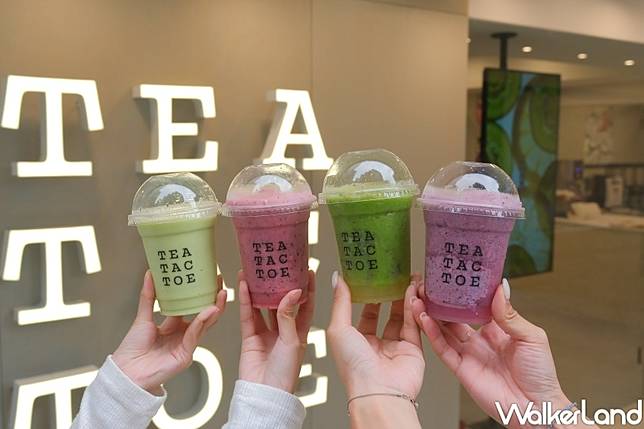 ▲信義區新開果昔專賣店TEA TAC TOE開幕買一送一，健康系果昔喝爆 / WalkerLand窩客島 張人尹 拍攝