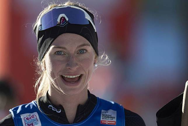 美國女將Tara Geraghty Moats是首屆世界盃女子北歐混合式滑雪冠軍。（美聯社資料照）