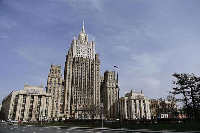 File photo taken on April 16, 2021 shows the Ministry of Foreign Affairs of Russia in Moscow. (Xinhua/Evgeny Sinitsyn)