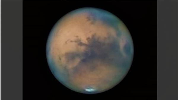 2018年的火星衝。吳昆臻攝，台北市立天文館提供