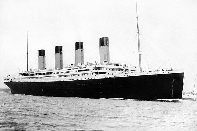 1912年建造的鐵達尼號號稱「上帝也沉沒不了的巨型郵輪」。（wikipedia/public domain）