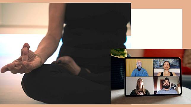 除了瑜伽班，網上冥想練習都是全球新趨勢。 