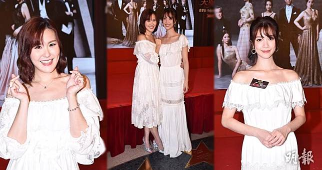 劉佩玥和陳曉華在劇中演好姊妹，現實生活中2人亦相當老友。（鍾偉茵攝）