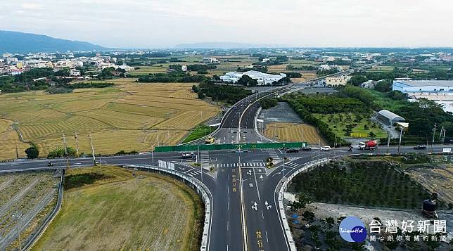 投入12億打通田中二水，東彰道路南延段正式通車。圖／彰化縣政府提供