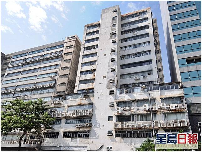 位於敬業街65號的敬運工業大廈。資料圖片