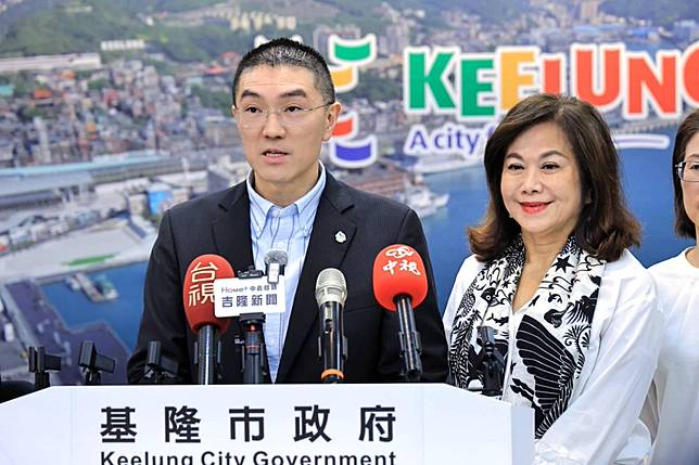基隆市長謝國樑染Ｂ流已在台北榮總住院超過２周，外界相當關心病況。（圖／基隆市政府）