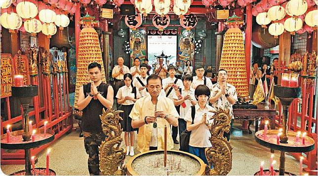 宮廟文化——《通靈少女2》繼續以台灣宮廟文化為背景。（受訪者提供）