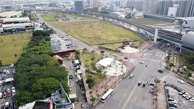 新北市交通局在機場捷運Ａ３新北產業園區站旁規劃新的客運轉運站，預計一一一年完成可行性評估。 （新北市交通局提供）