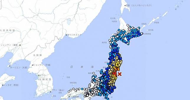 日本宮城、福島外海7.3強震「深度60km」　海嘯警報發布208萬戶大規模停電