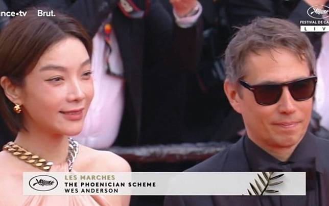 蔡淑臻美登坎城紅毯　同台奧斯卡導演西恩貝克嗨喊「想留下來」