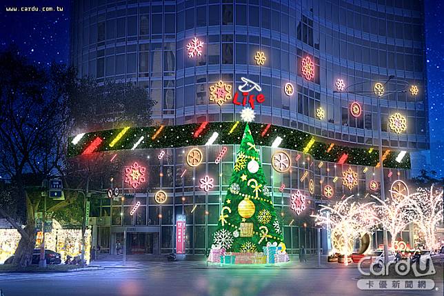 北市仁愛圓環旁「聖誕祭」是每年拍照、打卡的經典場景(圖/台新金控　提供)