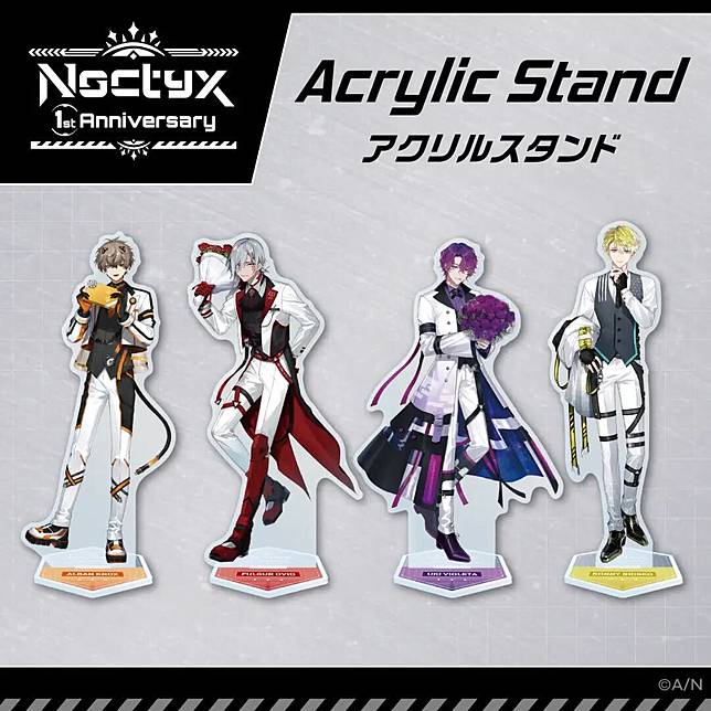 慶祝出道1周年！NIJISANJI EN「Noctyx 1st Anniversary」紀念商品將會 