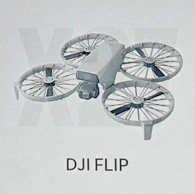 網上流出諜照顯示DJI即將推出全新航拍機DJI Flip。（相片來源：Drone XL）