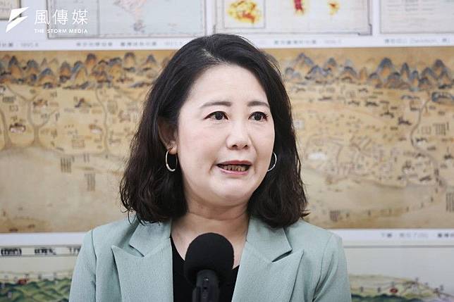 民進黨立委吳思瑤12日出席憲法法庭說明會。（柯承惠攝）