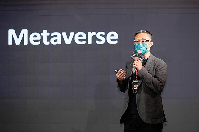 HTC於今日舉辦新品發布體驗會，宣佈打造Viverse元宇宙世界。(圖為HTC亞太區總經理黃昭穎)   圖：取自HTC臉書