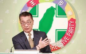 徐國勇表示，對於黨內初選，他一定秉持公平、公正、公開原則。（圖／記者吳翊緁攝，2025.08.20）