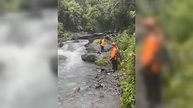 杜蘇芮颱風來襲前夕，有12人相約登山，其中兩名男子體力不支向消防局求救。