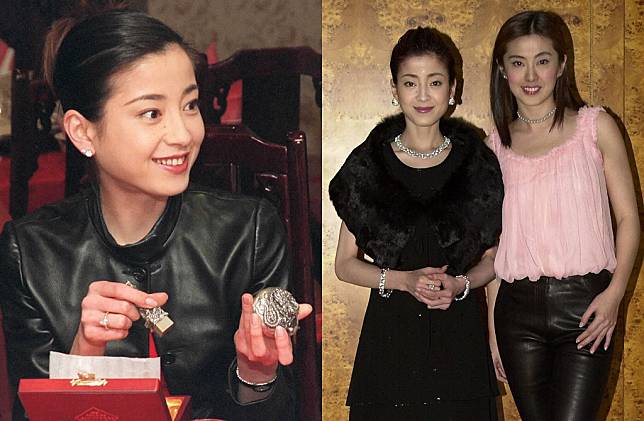 日本女星宮澤理惠（左）年輕時外型亮麗，不輸王祖賢（右）。（圖／中時資料照）