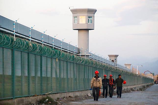 A million Muslims are reported to have been held in detention camps in Xinjiang. Photo: Reuters