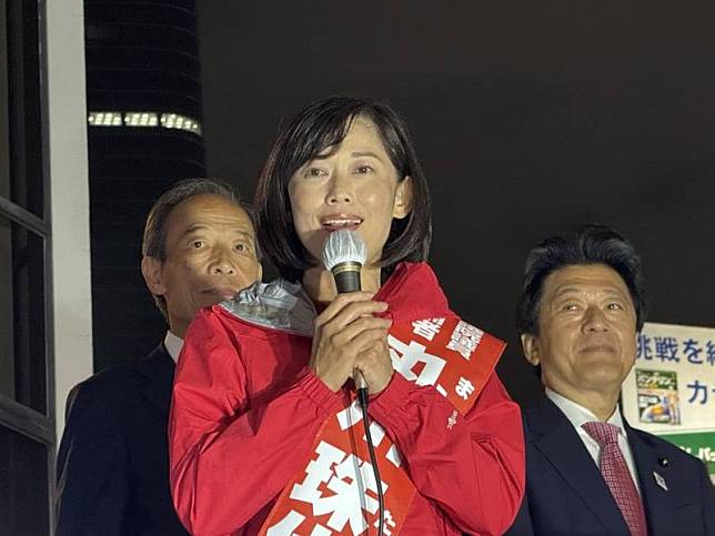 第50屆日本眾議院大選10月27日投開票，投票於台灣時間下午7時結束後，陸續傳出曾擔任過閣僚的自民黨政治人物，包括前奧運大臣丸川珠代（圖，25日攝）、前文部科學大臣下村博文等人落選。中央社記者楊明珠東京攝 113年10月27日  
