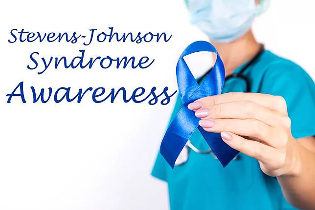 Stevens,Johnson,Syndrome,Awareness:,Doctor,In,Blue,Clothes,With,A