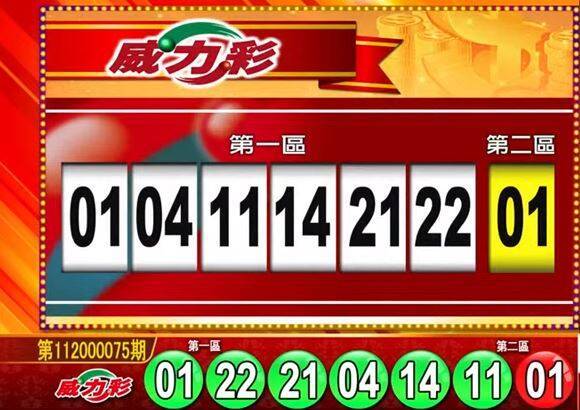 威力彩、38樂合彩開獎號碼。(圖擷取自東森財經新聞57彩券王)