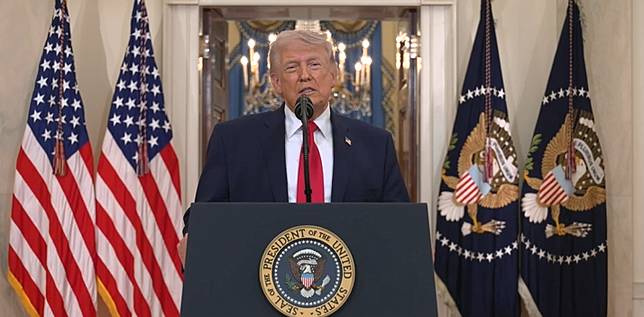 美國總統川普。 圖：翻攝自 X @WhiteHouse