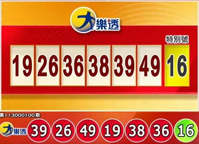 大樂透、49樂合彩開獎號碼。(擷取自三立iNEWS《全民i彩券》)