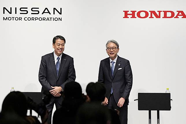 為因應全球市場變化，日本汽車大廠本田汽車（Honda Motor）和日產汽車（Nissan Motor）協商合併。（資料照，AP）