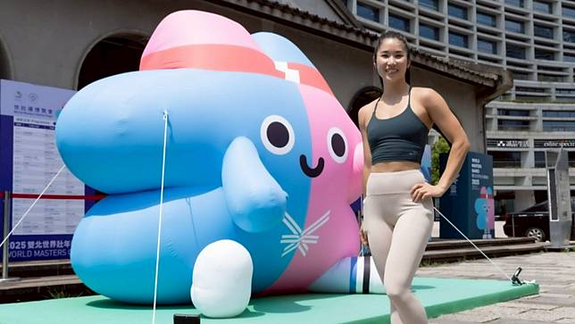 「美女警花」謝伯韶。圖片取自雙北世壯運