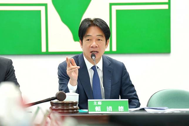總統賴清德9日在民進黨中常會呼籲朝野政黨，要共同以國家發展為己任，團結一致。（民進黨提供）