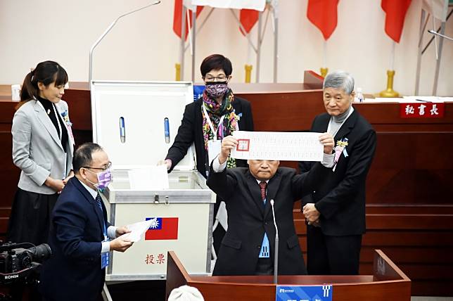 國民黨正副議長選舉多位黨員跑票，林家興表示，明天花蓮、基隆、台南等地陸續開考紀會處置。（資料照片／張哲偉）