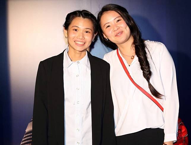 戴資穎與姊姊戴靖潔(右)。(資料照，BadmintonPhoto提供)