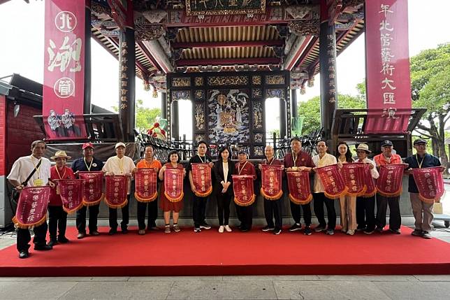 傳藝中心在宜蘭園區舉辦「北管潮－112年北管藝術大匯演」，全台近400人參與。（圖／國立傳統藝術中心提供）