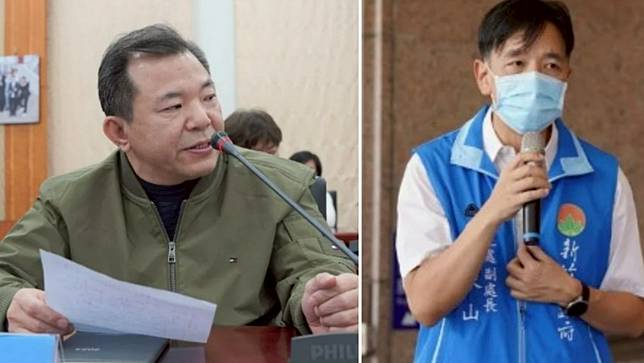 新竹縣府勞工處長劉家滿(左)、副處長林東山(右)收賄雙雙遭起訴。資料照片