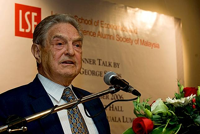 「金融巨鱷」喬治．索羅斯（George Soros）。 圖：翻攝維基百科／CC BY 2.5（資料照）