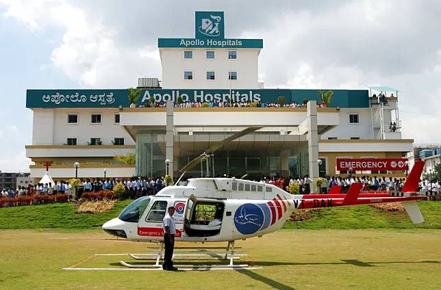 ▲印度最大的私人連鎖醫院「阿波羅醫院」遭控私下進行器官移植手術與販賣器官。（圖／美聯社）