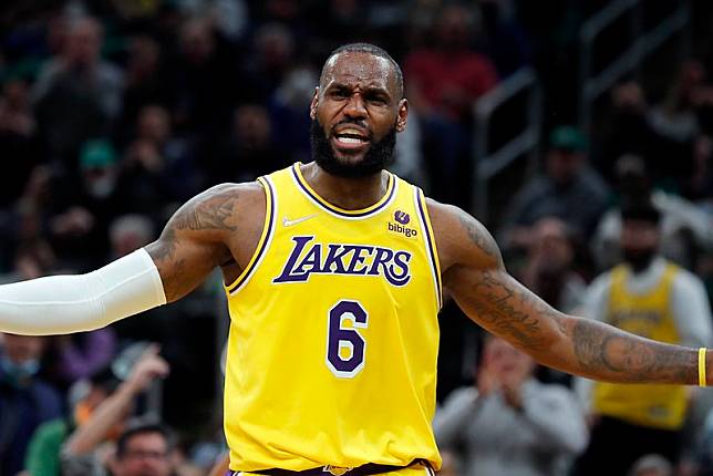 LeBron James不滿聯盟輕罰太陽老闆。（達志影像資料照）