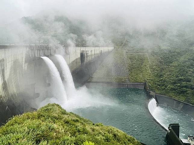 翡翠水庫負責大台北地區民生供水。(翡翠水庫管理局提供)