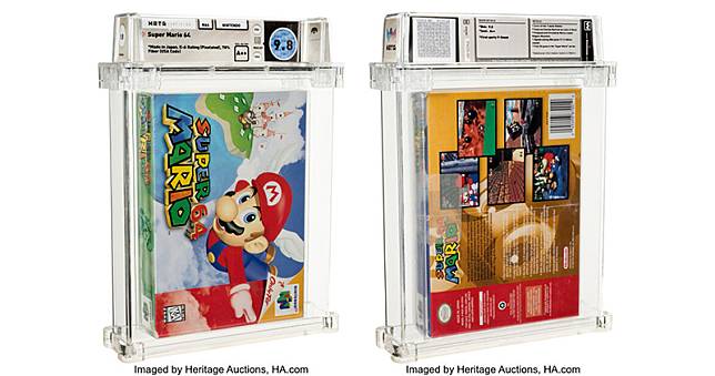 《超級瑪利歐 64》卡帶拍賣