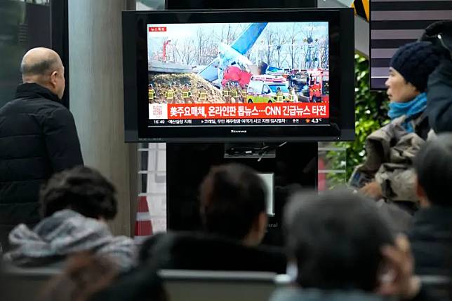 ▲韓國濟州航空客機墜毀，恐釀179人全數罹難。（圖／美聯社／達志影像）