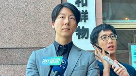民進黨發言人吳崢。陳祖傑攝。
