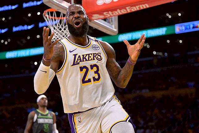 LeBron James生涯季後賽首度第1節沒得分。（達志影像）