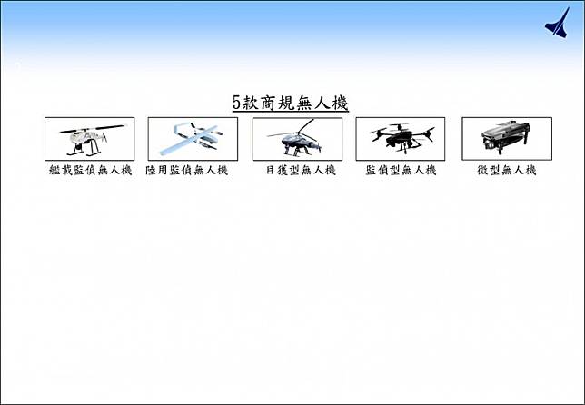 國防部昨表示，參與「軍用商規」無人機計畫的廠商將於今年七月卅一日交付原型機。(國防部提供)