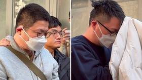 股東徐俊威（左）及印度部門主管涂明宏（右）涉嫌幫助「茗香園冰室」老闆羅以翔洗錢案，日前返台遭拘提搜索。資料照。白廷奕攝